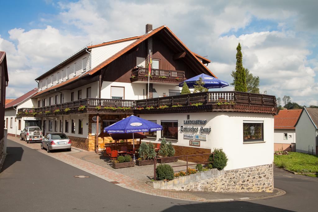 Landgasthof Deutsches Haus Ulmbach Exterior foto
